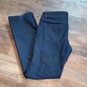 Great condition Banana Republic sz 8, 5 pocket dark straight jeans
